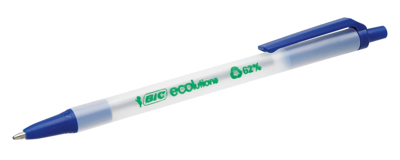 Kulspetspenna Bic Clic Stic ecolutions blå 13060064