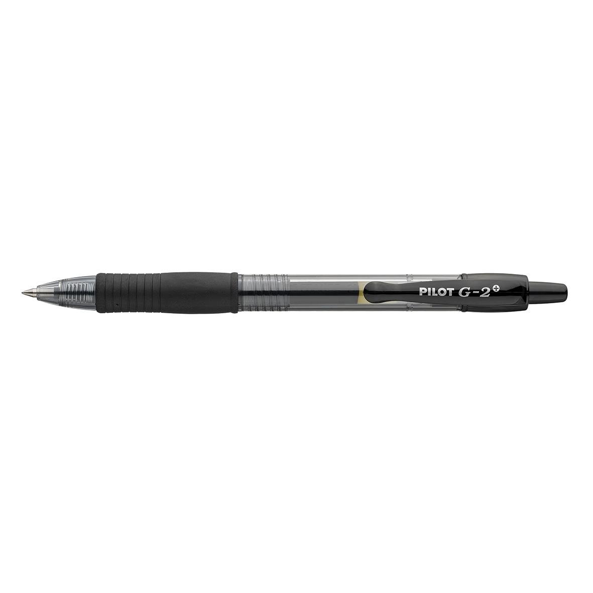 Svart Pilot G2 gelpenna med 0,5 mm spets