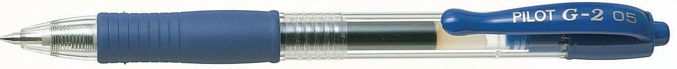 Blå gelpenna Pilot G2 0,5 mm