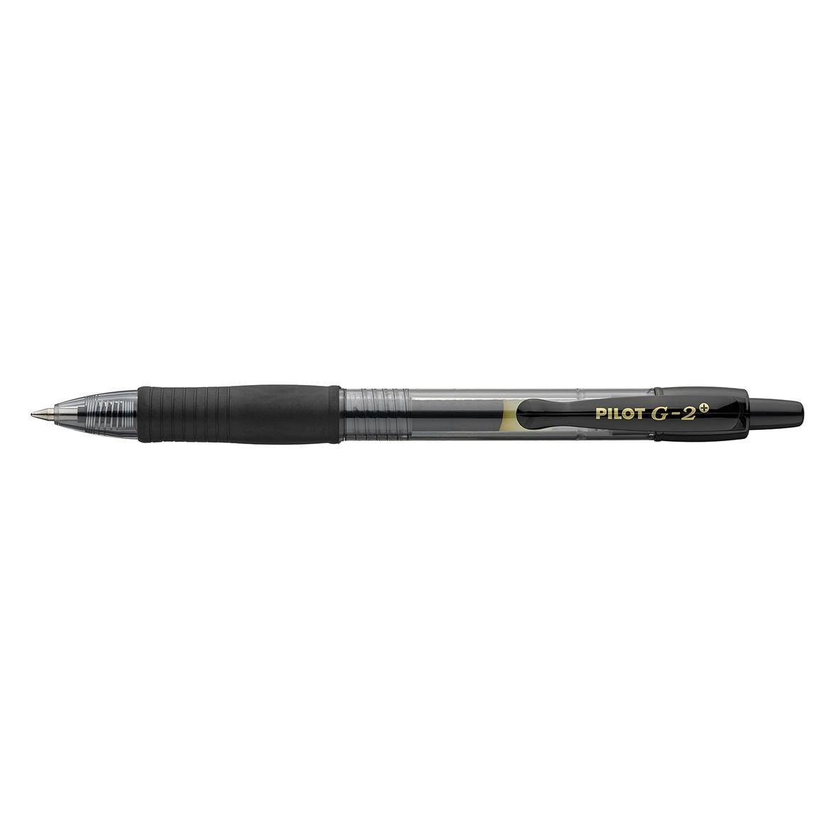 Svart Pilot G2 gelpenna med 0,7 mm spets
