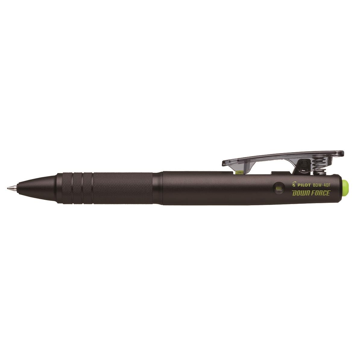 Svart kulspetspenna Pilot Down Force med clip och ergonomisk design