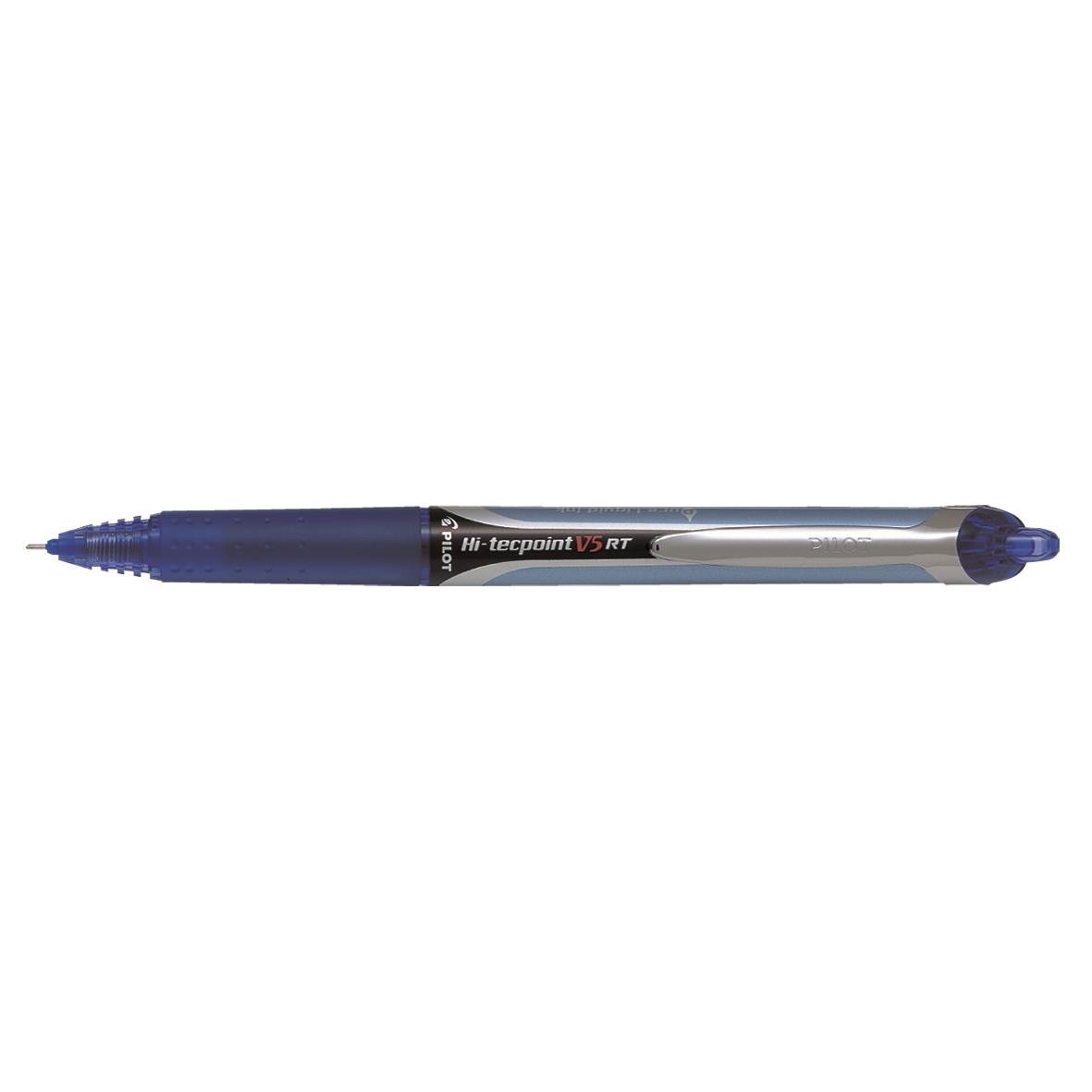Blå rollerpenna Pilot Hi-tecpoint V5 RT med blå spets och kropp