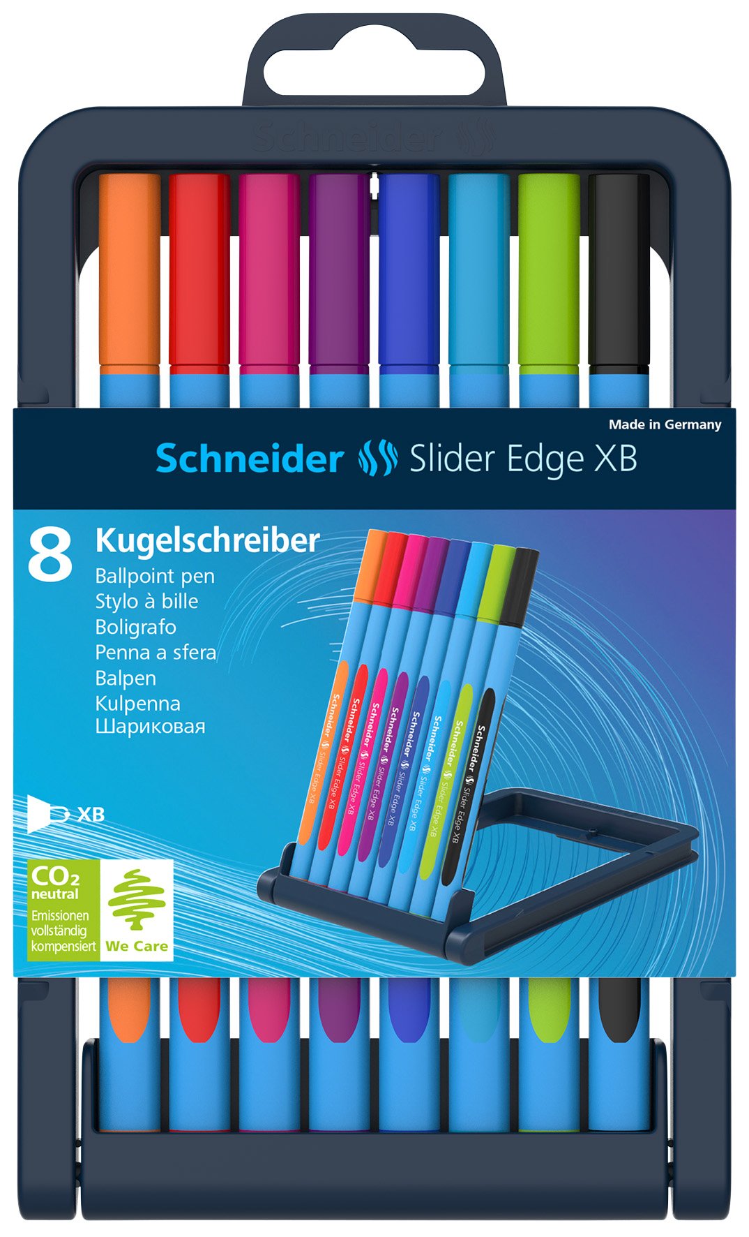 Kulspetspenna Schneider Slider Edge XB 8-pack 13060640_1