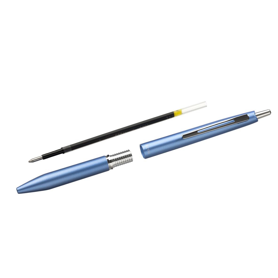 Blå Pilot Acro 1000 kulspetspenna med utbytbar bläckpatron och metallkropp