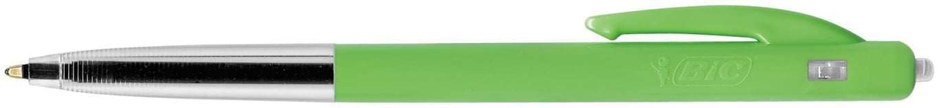 Grön kulspetspenna Bic Clic M10 Pastell Sort med svart bläck