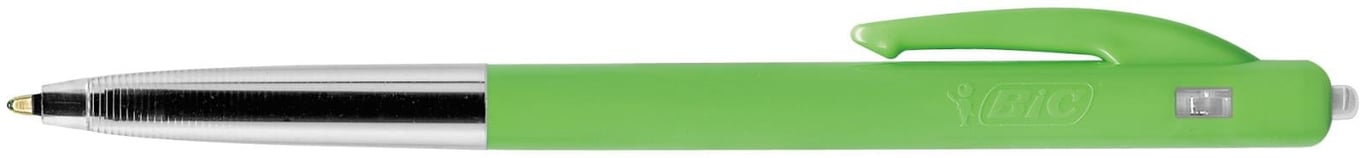 Grön kulspetspenna Bic Clic M10 Pastell Sort med svart bläck