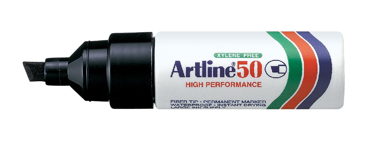 Svart märkpenna Artline 50 med 6mm spets