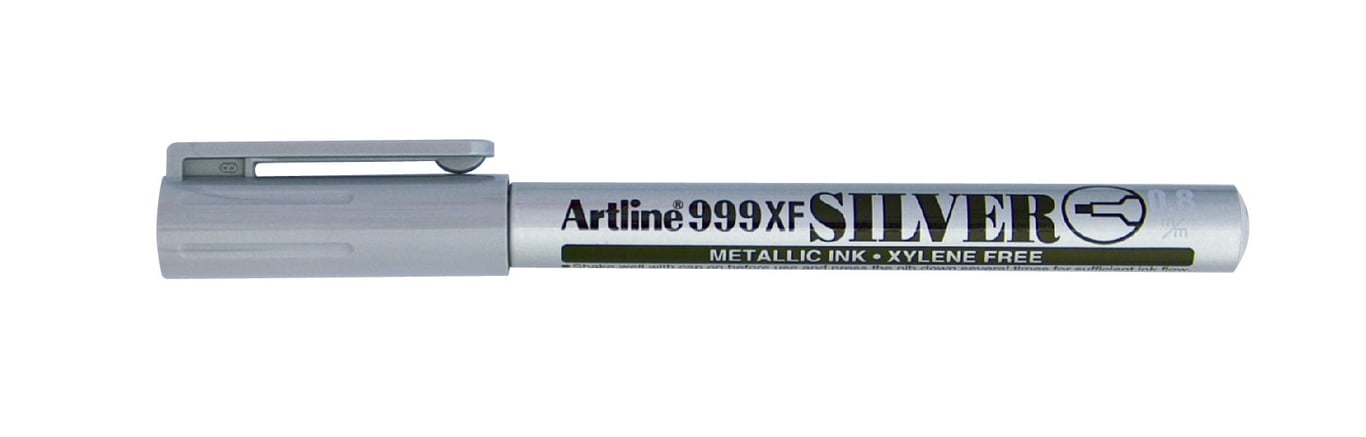 Märkpenna Artline 999XF Metallic Marker Silver 0,8mm