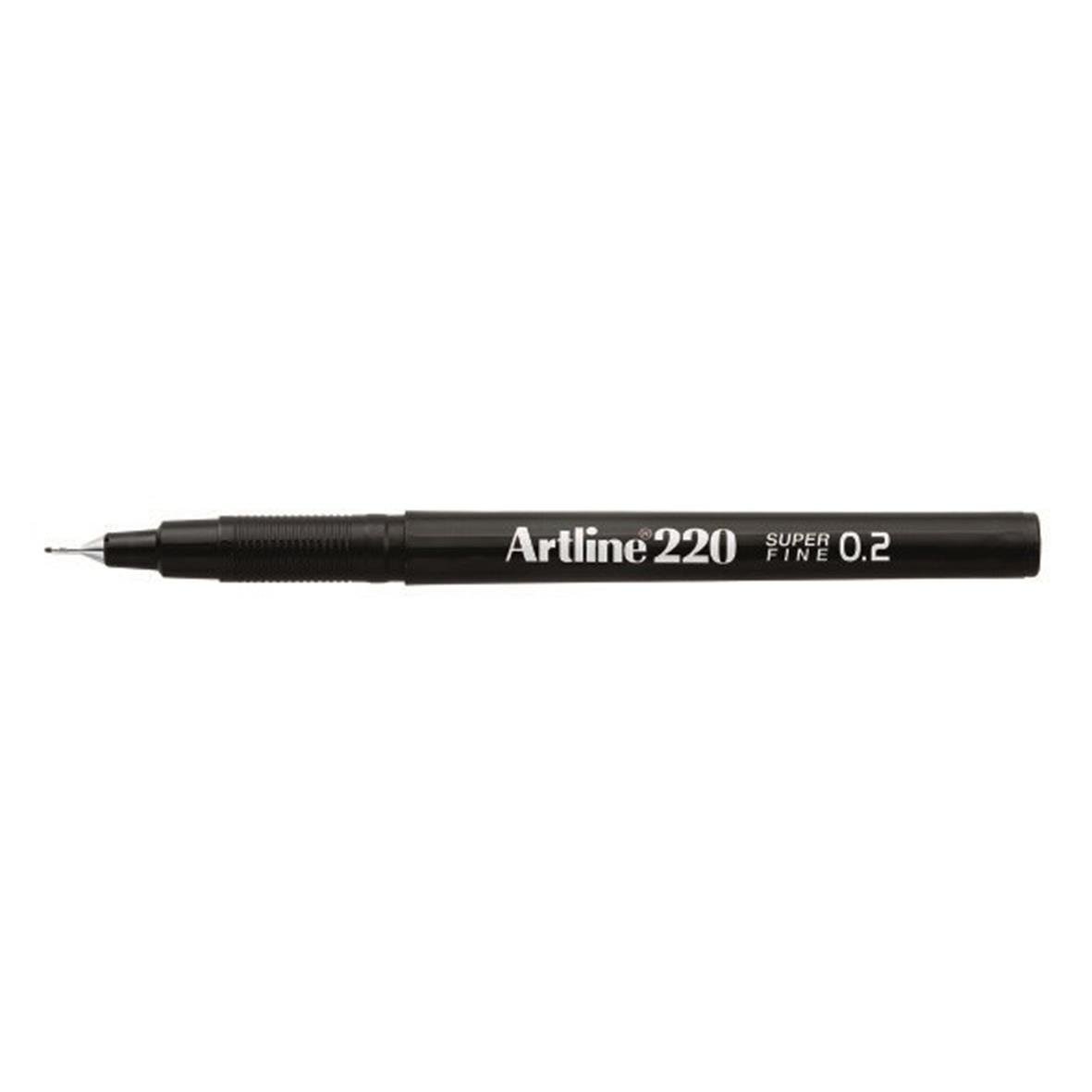 Svart fiberpenna Artline 220 med 0,2mm spets