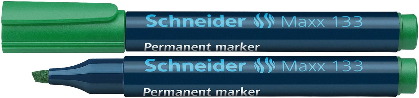 Grön märkpenna Schneider Maxx 133 skuren 1/5mm