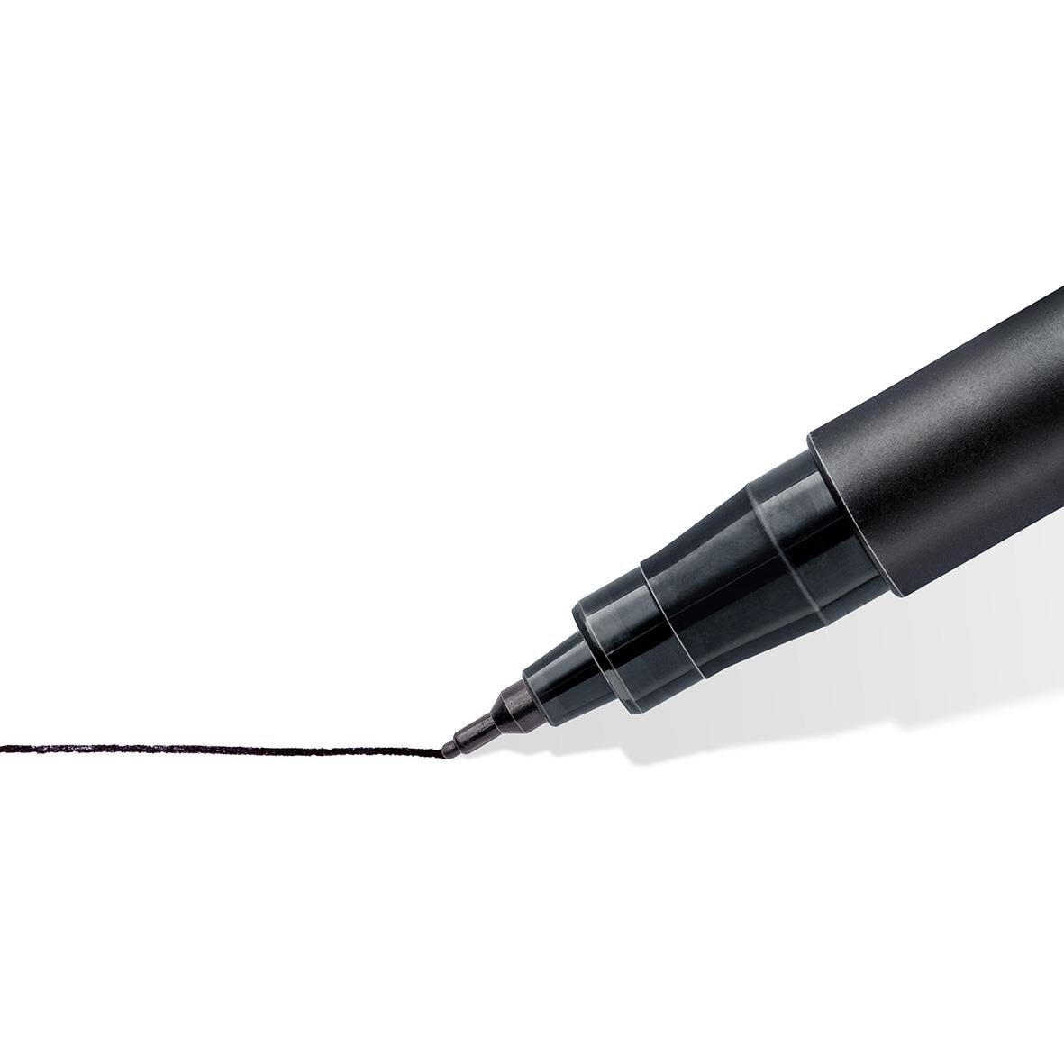 Universalpenna Staedtler Lumocolor 313 Permanent Svart 0,4mm 13090437_5