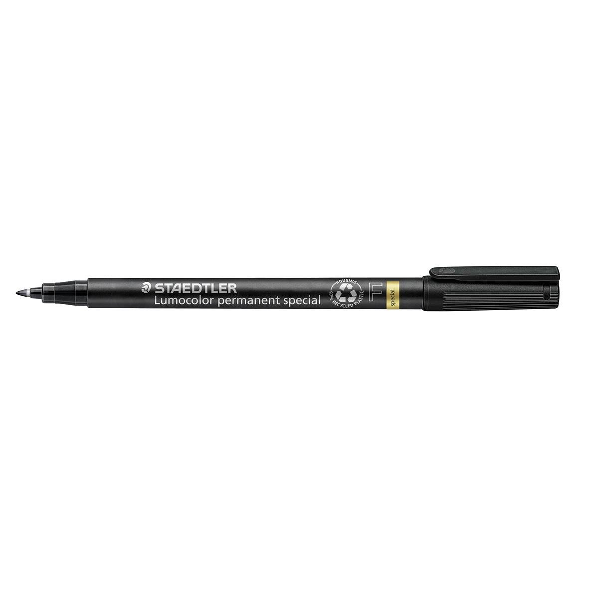 Svart permanent penna Staedtler Lumocolor 319, 0,4mm
