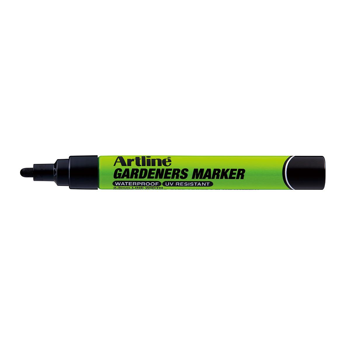Märkpenna Artline Gardeners Svart 2,3 mm med grönt kropp och svart spets