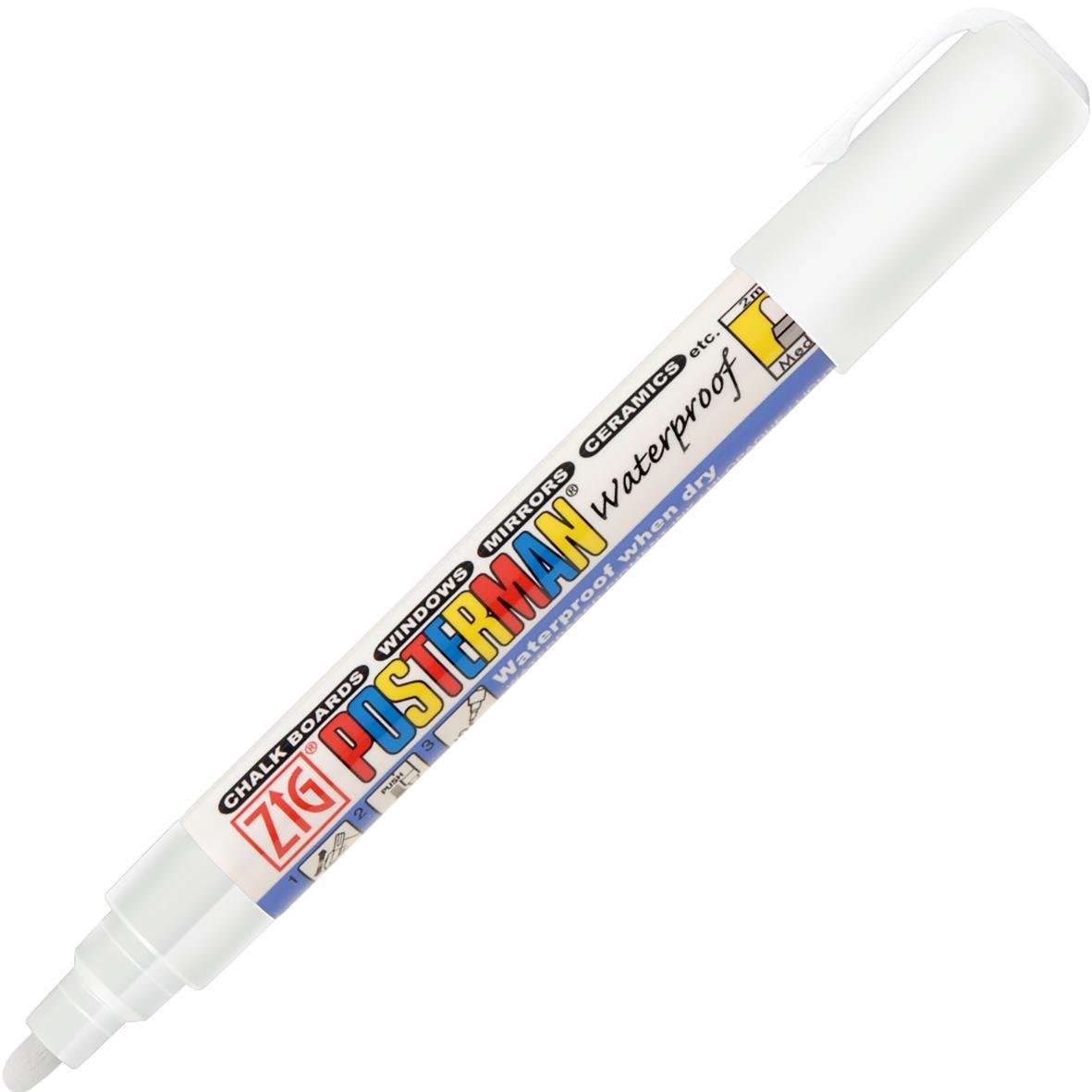 Tavelpenna ZIG Posterman PMA-30 vit 2mm