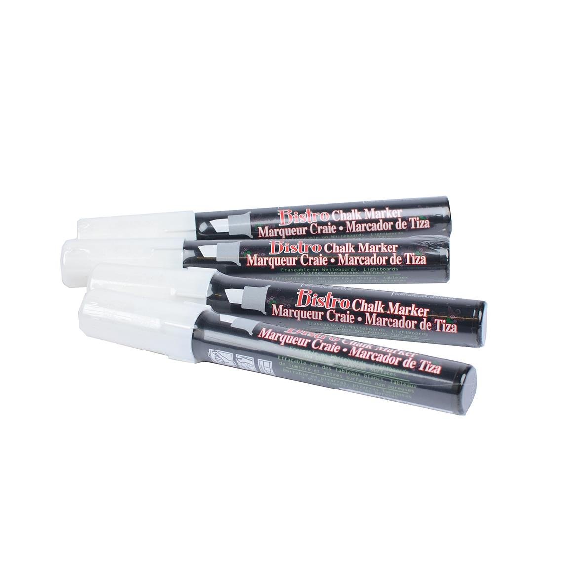 Vit märkpennor Marvy Chalk Marker Skuren 4mm