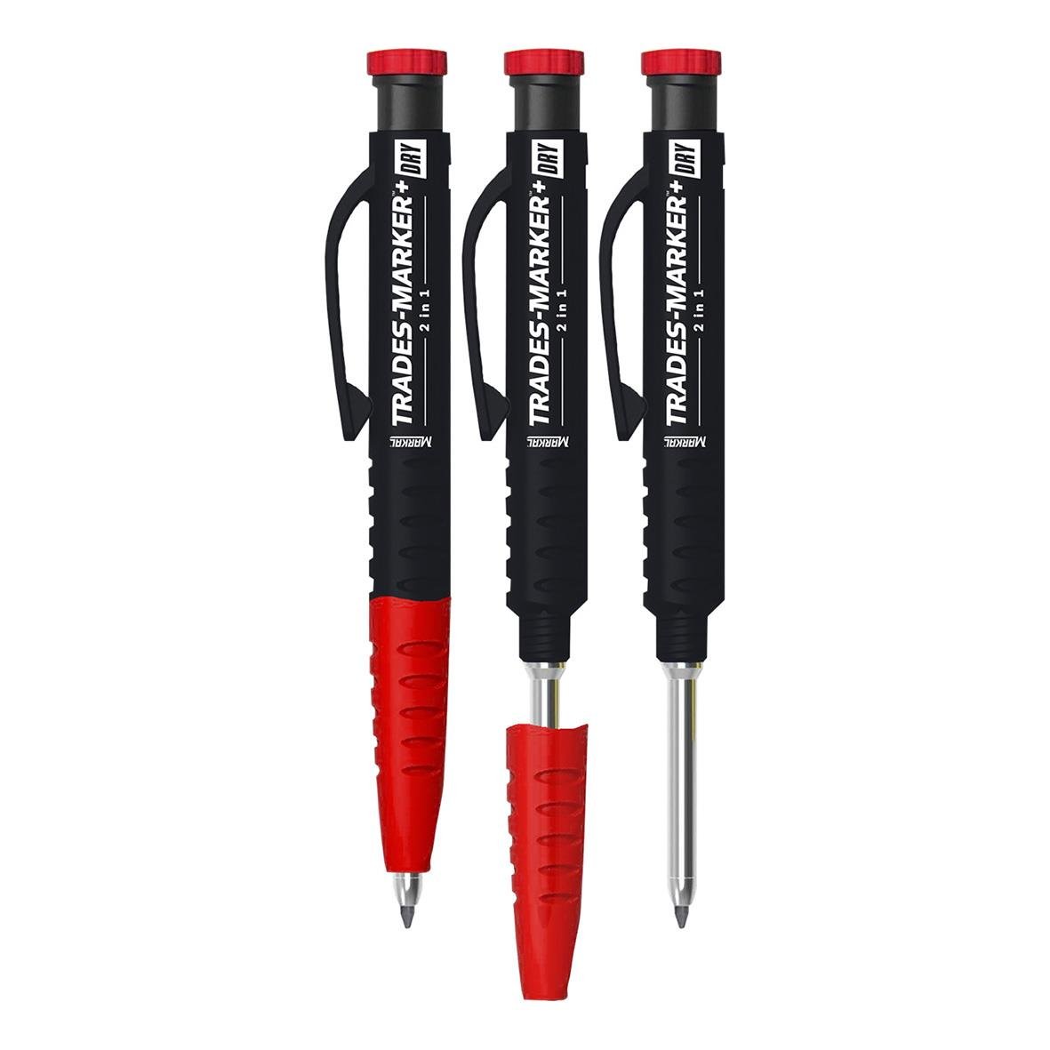 Djuphålsmärkare Markal Trades Marker 2In1 bläck med 1 refill