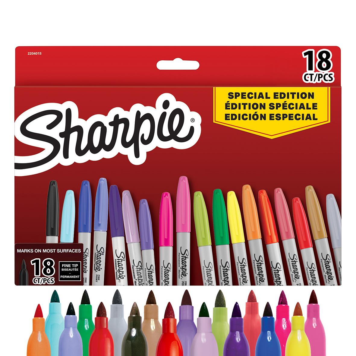 Märkpenna Sharpie Permanent Fine 18 Färger 13091350_2