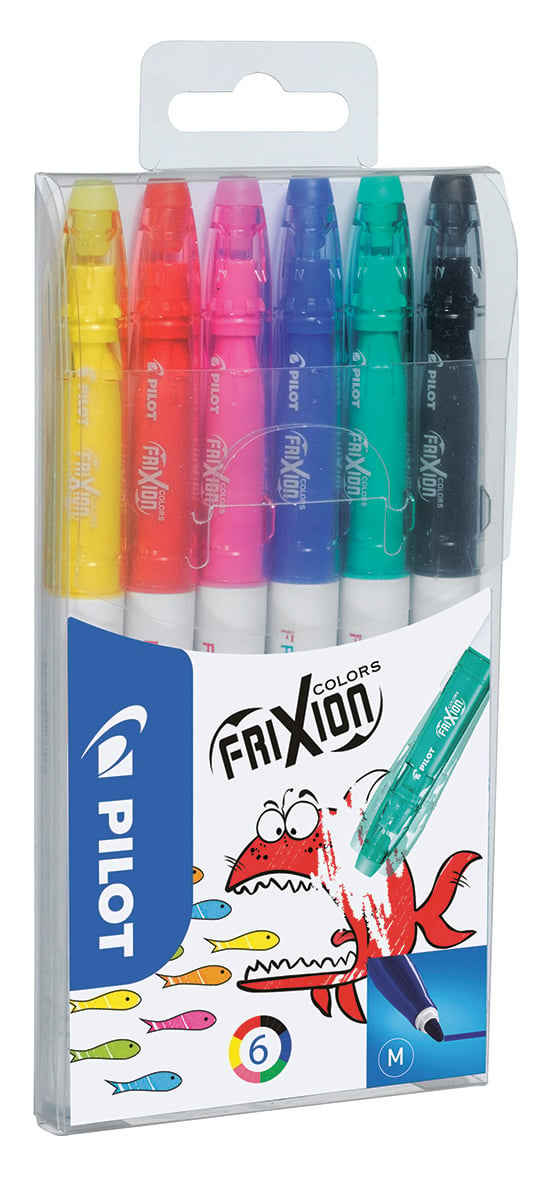 Fiberpenna Pilot Frixion Color 6-pack 6 färger 13101017_1