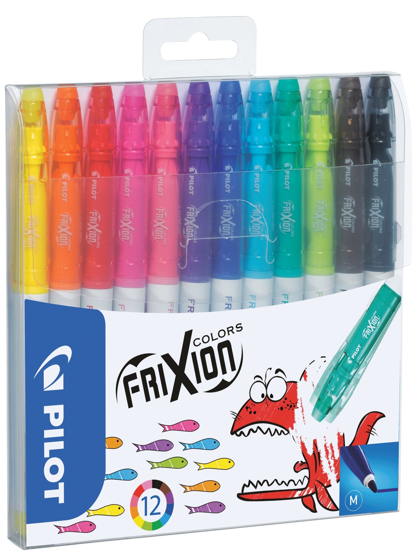 Fiberpenna Pilot Frixion Color 12-pack 12 färger 13101018