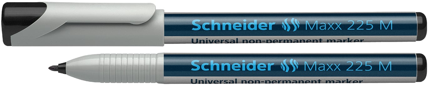 Universalpenna Schneider 225 icke permanent svart medium 13110068