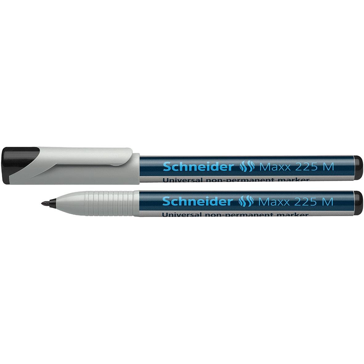 Universalpenna Schneider 225 ej permanent svart 1mm
