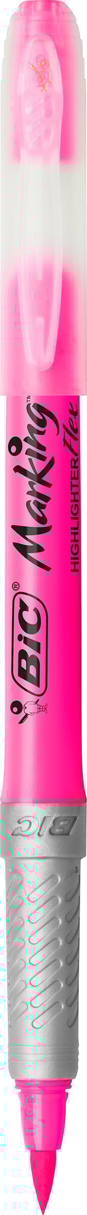 Överstrykningspenna Bic Flex Rosa