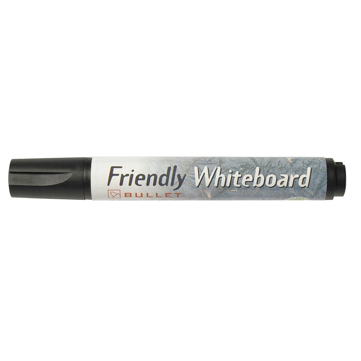 Svart whiteboardpenna med konisk spets 1,5-3mm från Friendly Whiteboard