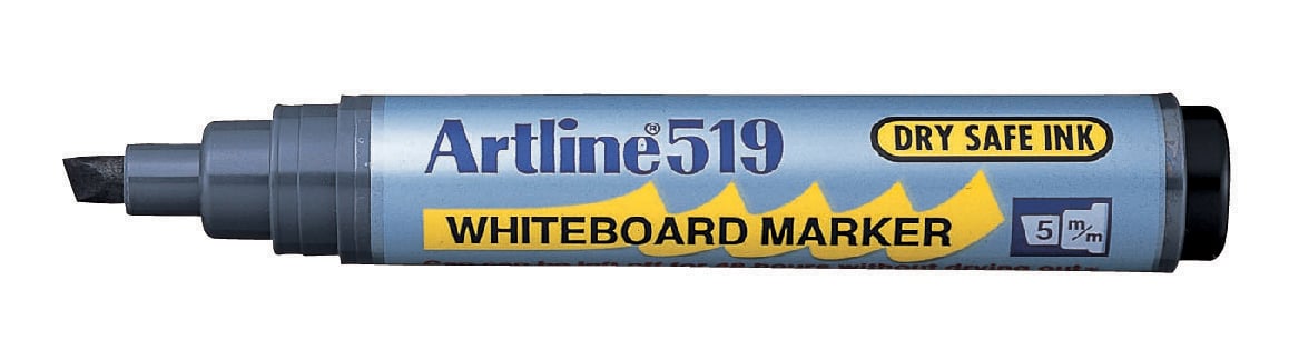 Whiteboardpenna Artline 519 Snedskuren Svart 2-5mm 13130019_2