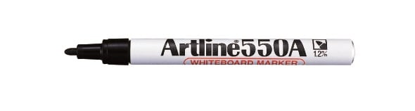 Svart whiteboardpenna Artline 550A med tjock spets