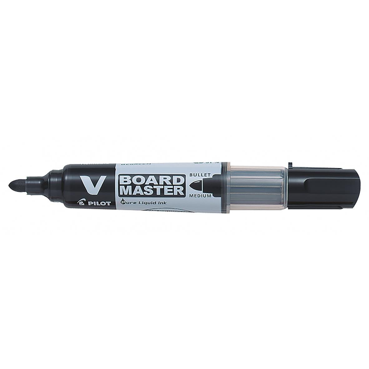 Svart konisk whiteboardpenna Pilot V-Board V-Board Master med 2,3mm spets
