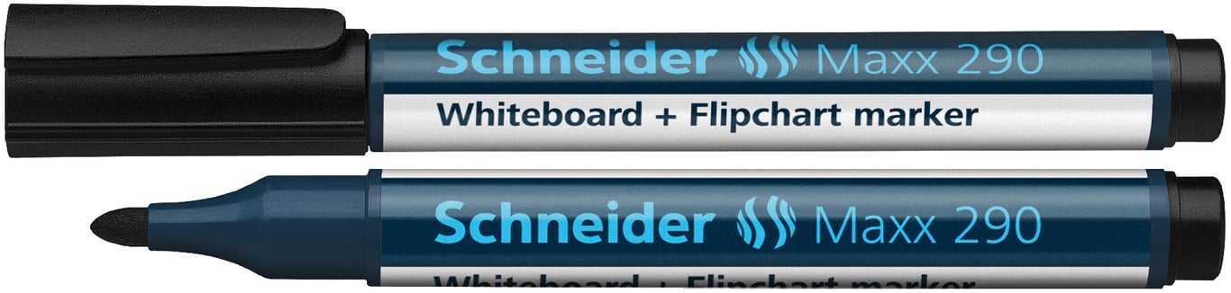 Whiteboardpenna Schneider 290 Konisk Svart 1-3mm 13130057_1