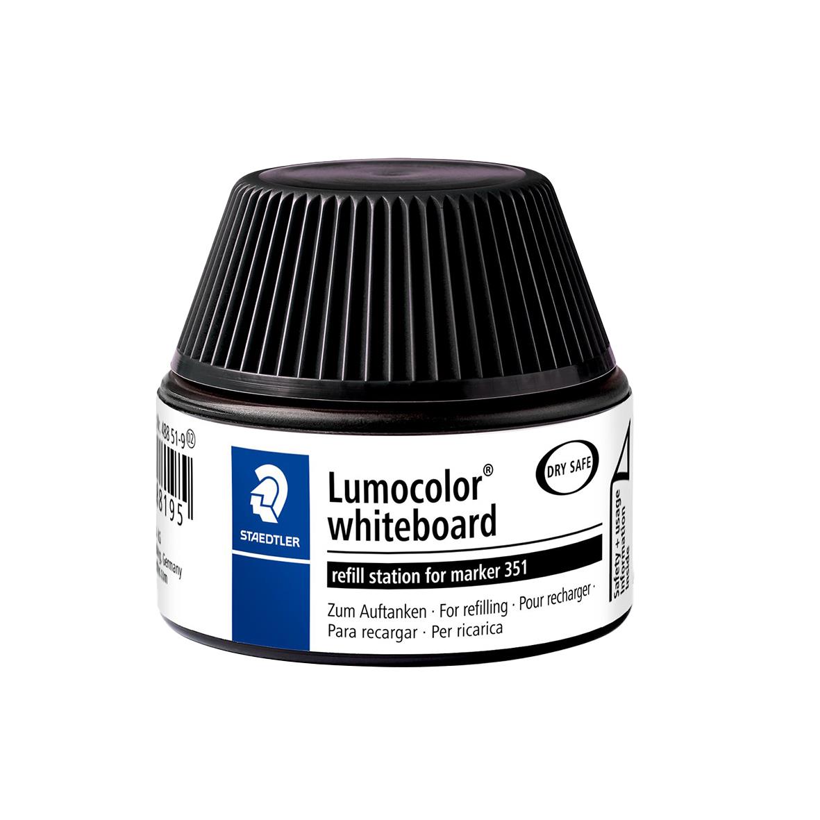 Refill för Staedtler Lumocolor WB Lumo 351/351 B svart penna