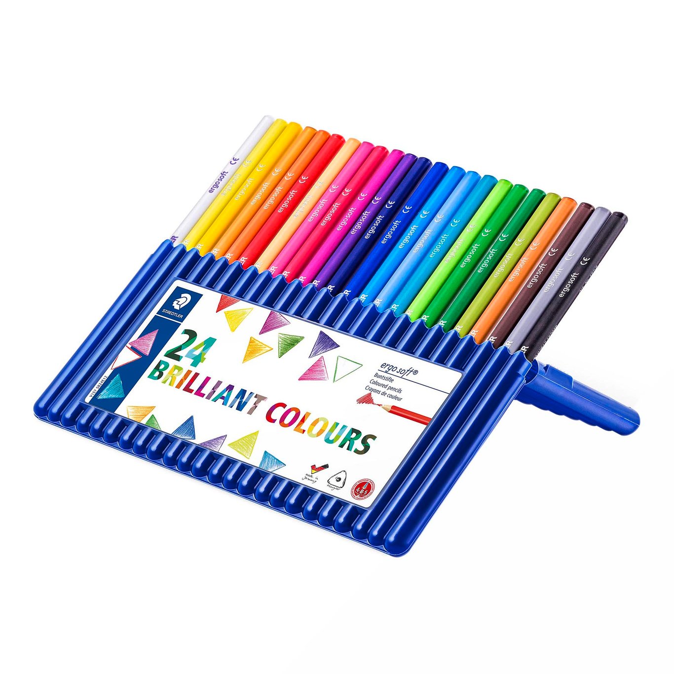 Färgpennor Blyerts Staedtler Ergosoft 24-färg 13150003