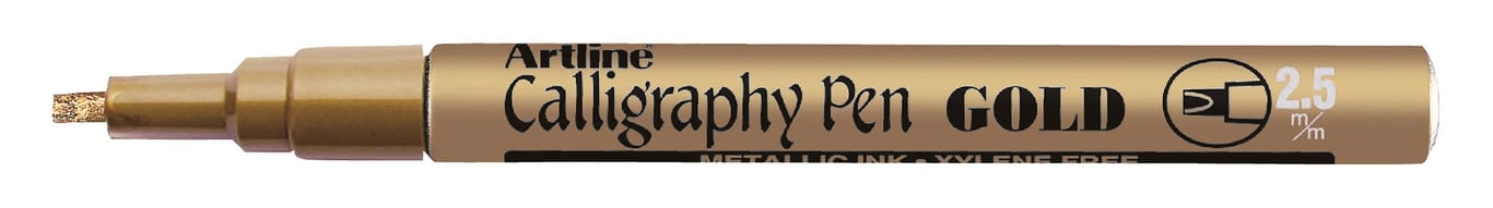 Kalligrafipenna Artline guld 2,5mm