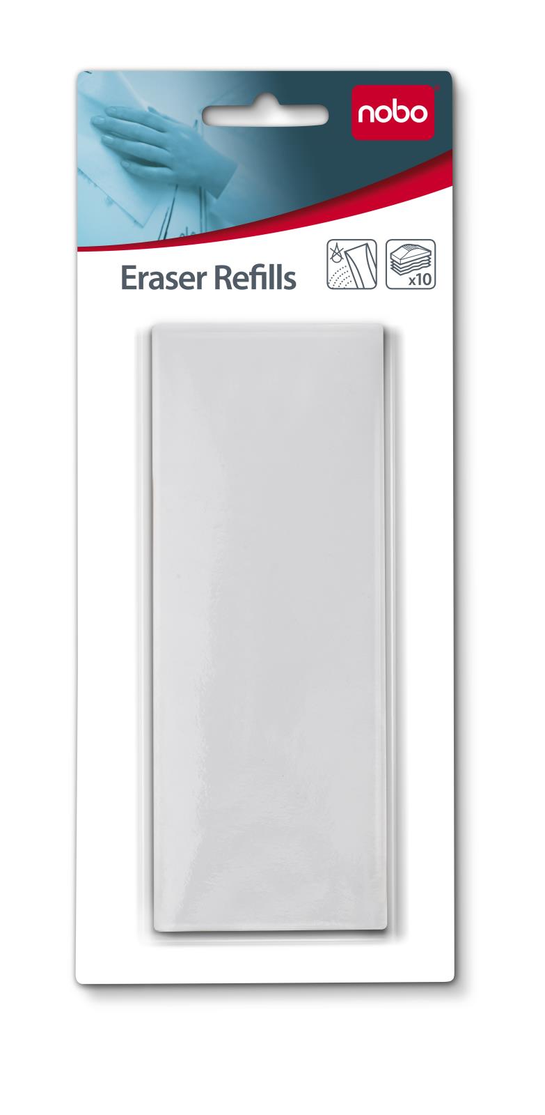 Refill till Nobo taveltorkare start kit S/M/XL, 10 st ersättningsdukar för rengöring av taveltorkare