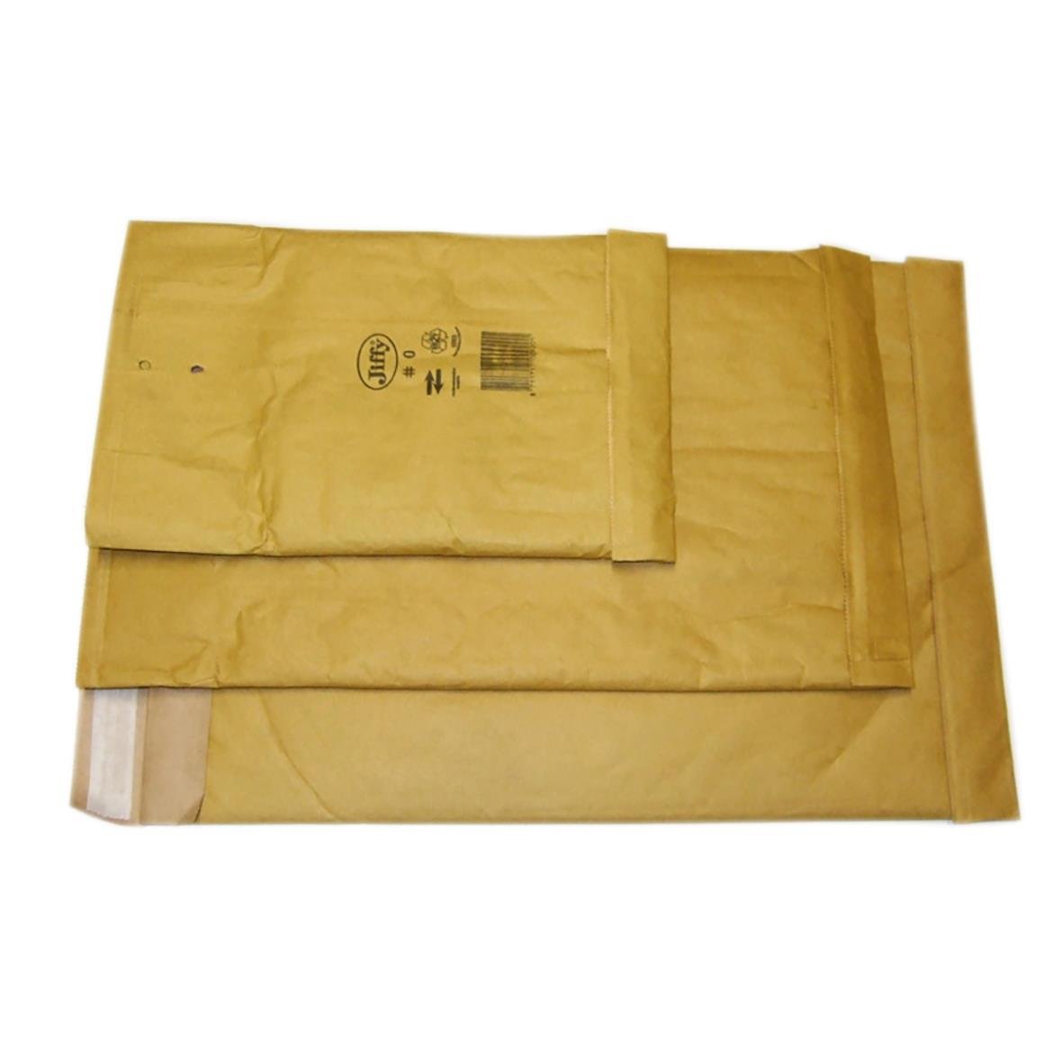 Bruna varupåsar Jiffy 00 i storlek 229x105mm