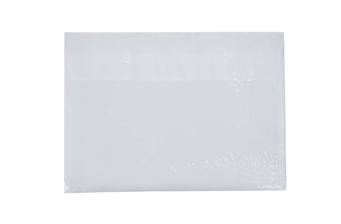 Vit bälgkuvert Sober Expander Stripseal B4 120g