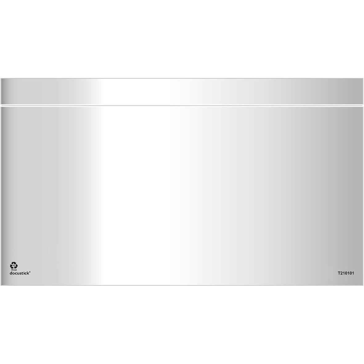 Packsedelskuvert C65 utan tryck i vitt och silverfärgat design