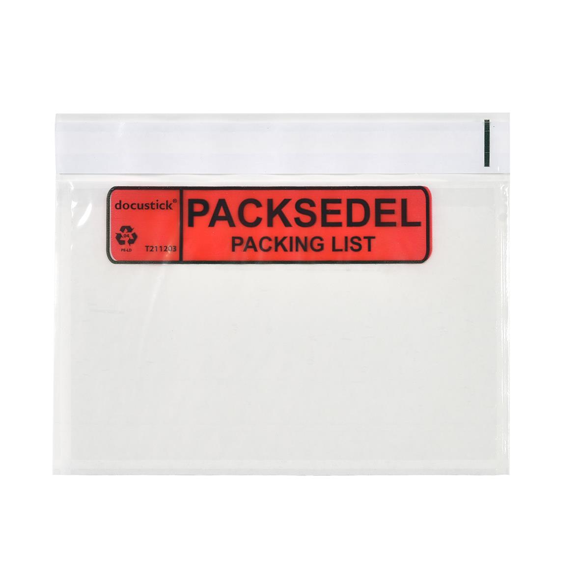 Packsedelskuvert extra kraftig med tryck C6 14070046