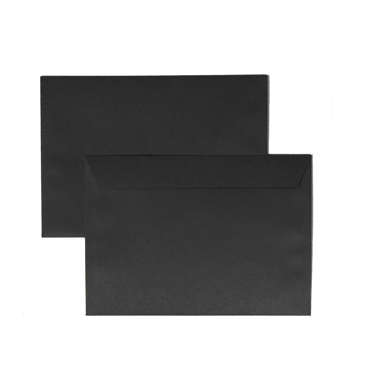 Svarta kuvert i C6 storlek från Remsa, 120g, enkel design