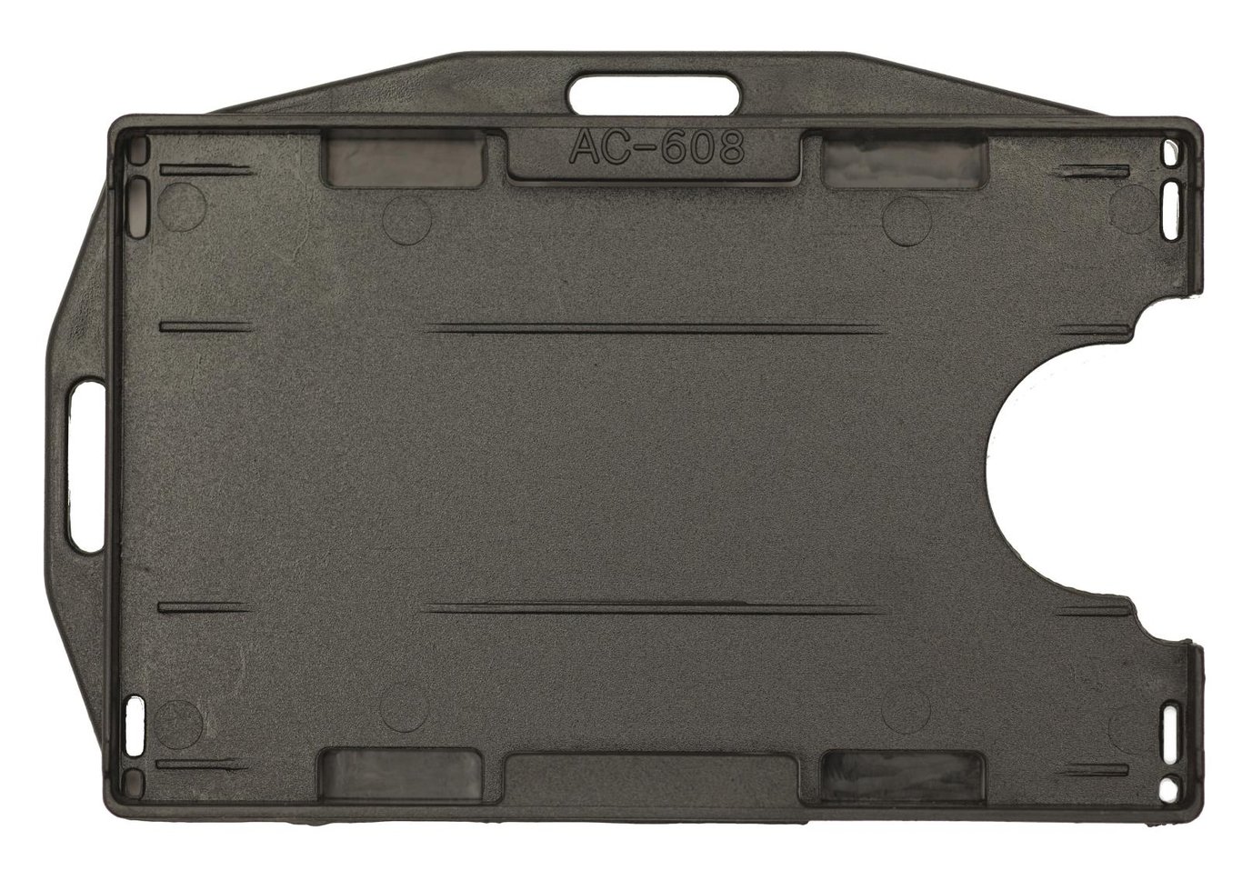 Svart korthållare Cardkeep för 2 kort, mått 95x63mm, Reko 20