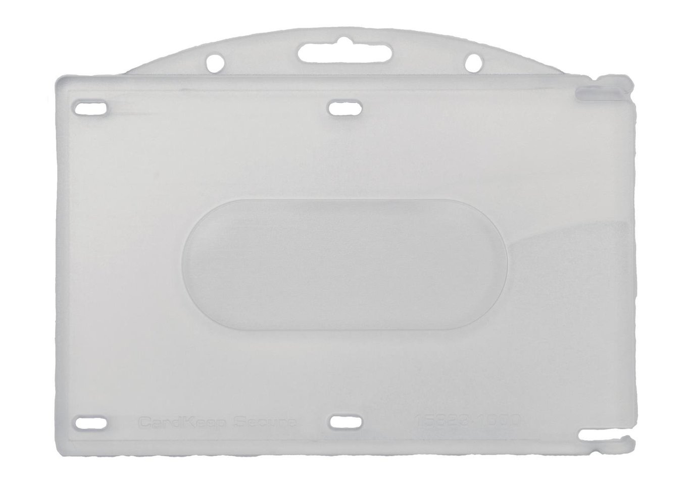 Transparent korthållare Cardkeep Secure för liggande kort, storlek 85,5x54mm