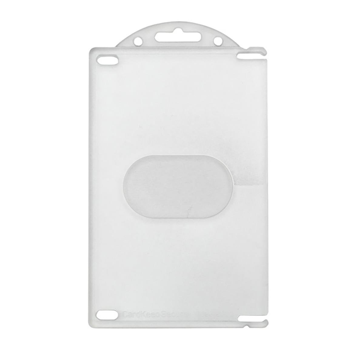 Transparent korthållare Cardkeep Secure stående för kort, storlek 54x85,5mm