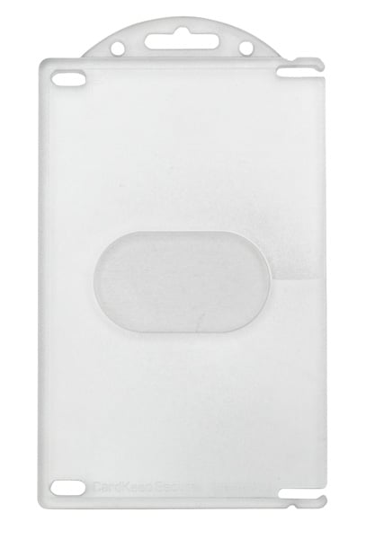 Transparent korthållare Cardkeep Secure stående för kort, storlek 54x85,5mm