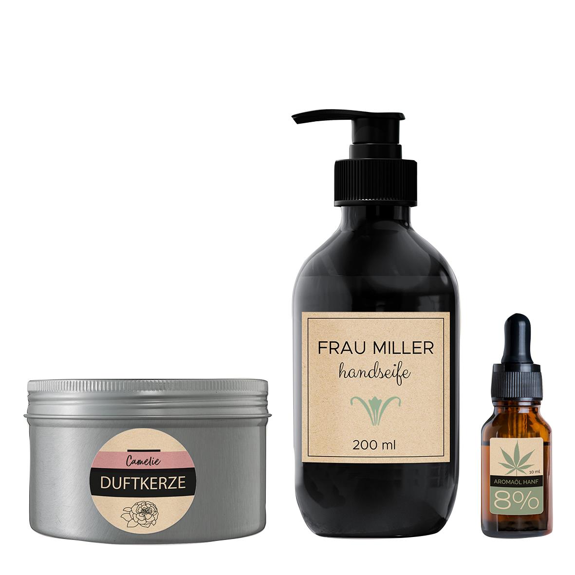 Rund brun etikett Avery L7106 Recycle Ø60mm för förpackningar