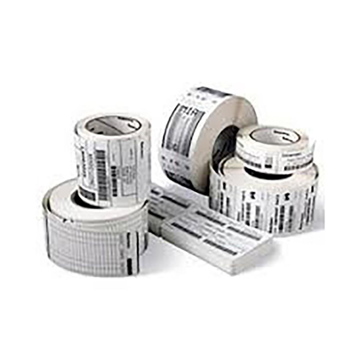 Etikettrulle Linerless Adhesive T4 102mm x 70m med flera rullar av självhäftande etiketter