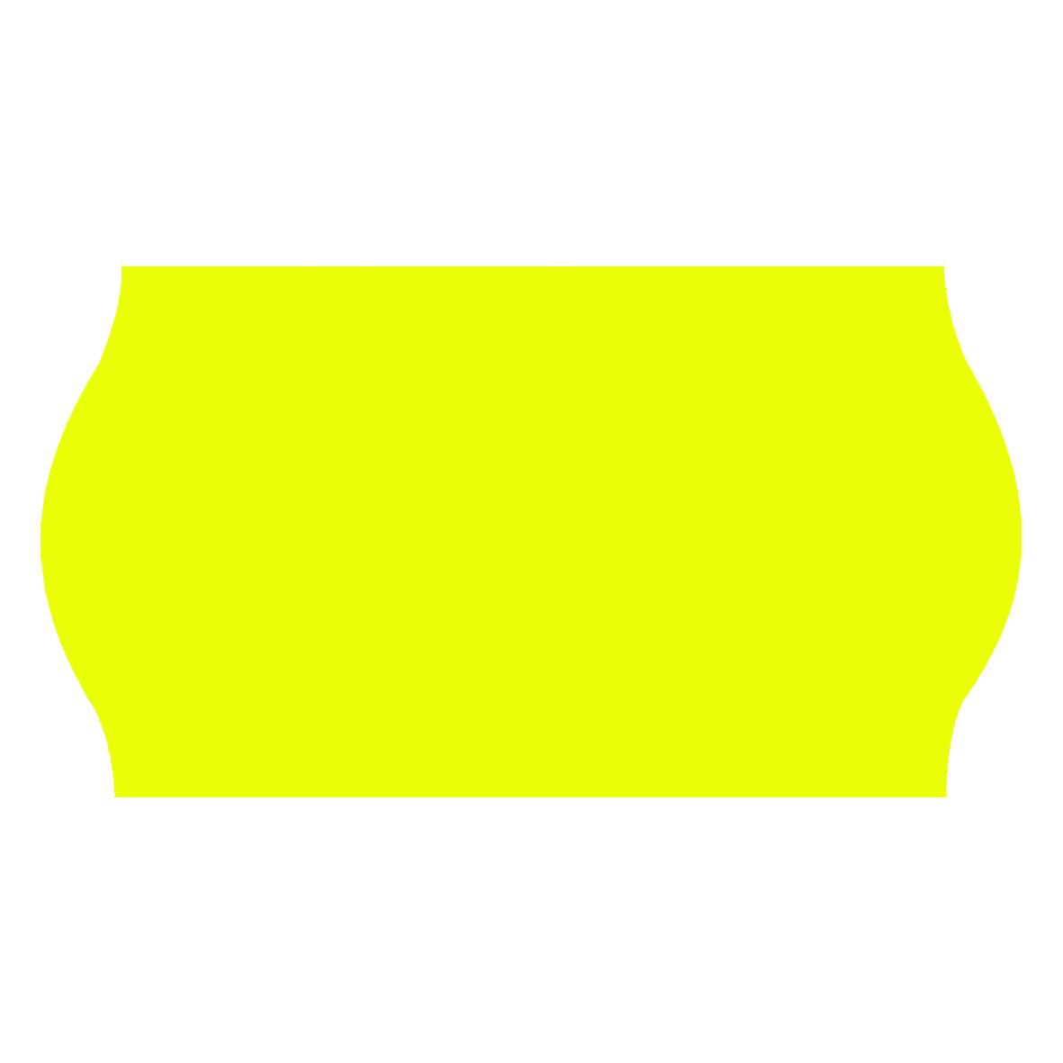 Gul prismärkningsetikett G2 fluor 26 x 16 mm