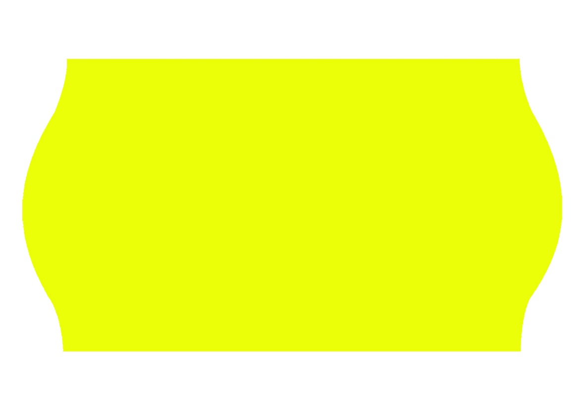 Etikett Prismärkning G2 fluor gul 26 x 16 mm 15100017_2