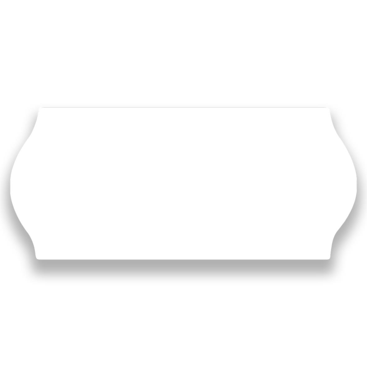 Vit etikett Prismärkning G1 26x12 mm