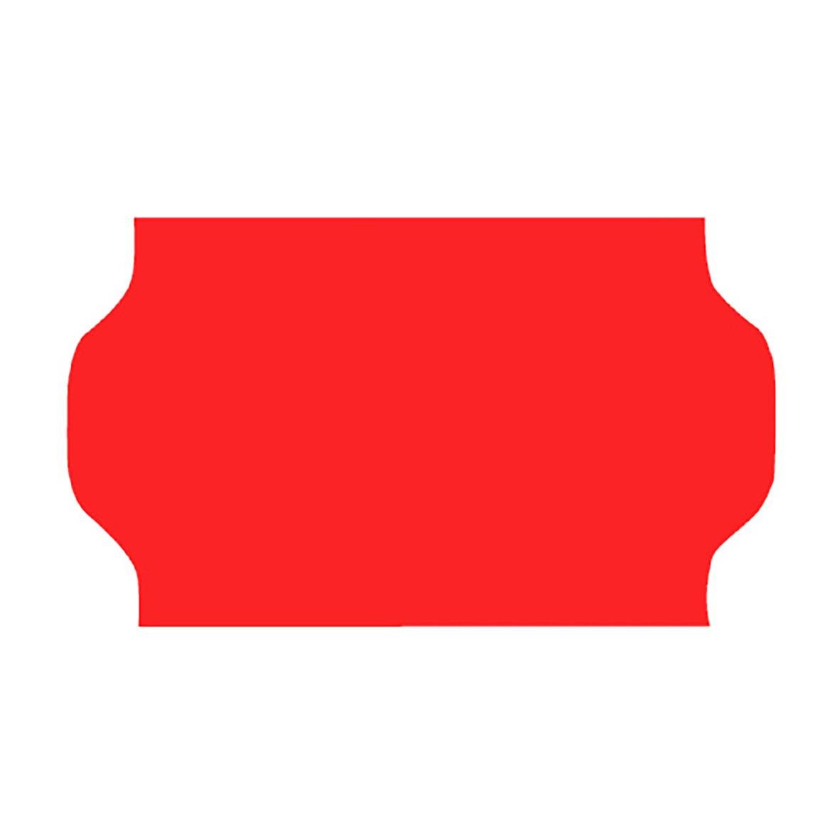 Röd etikett Prismärkning G2 32x19 mm